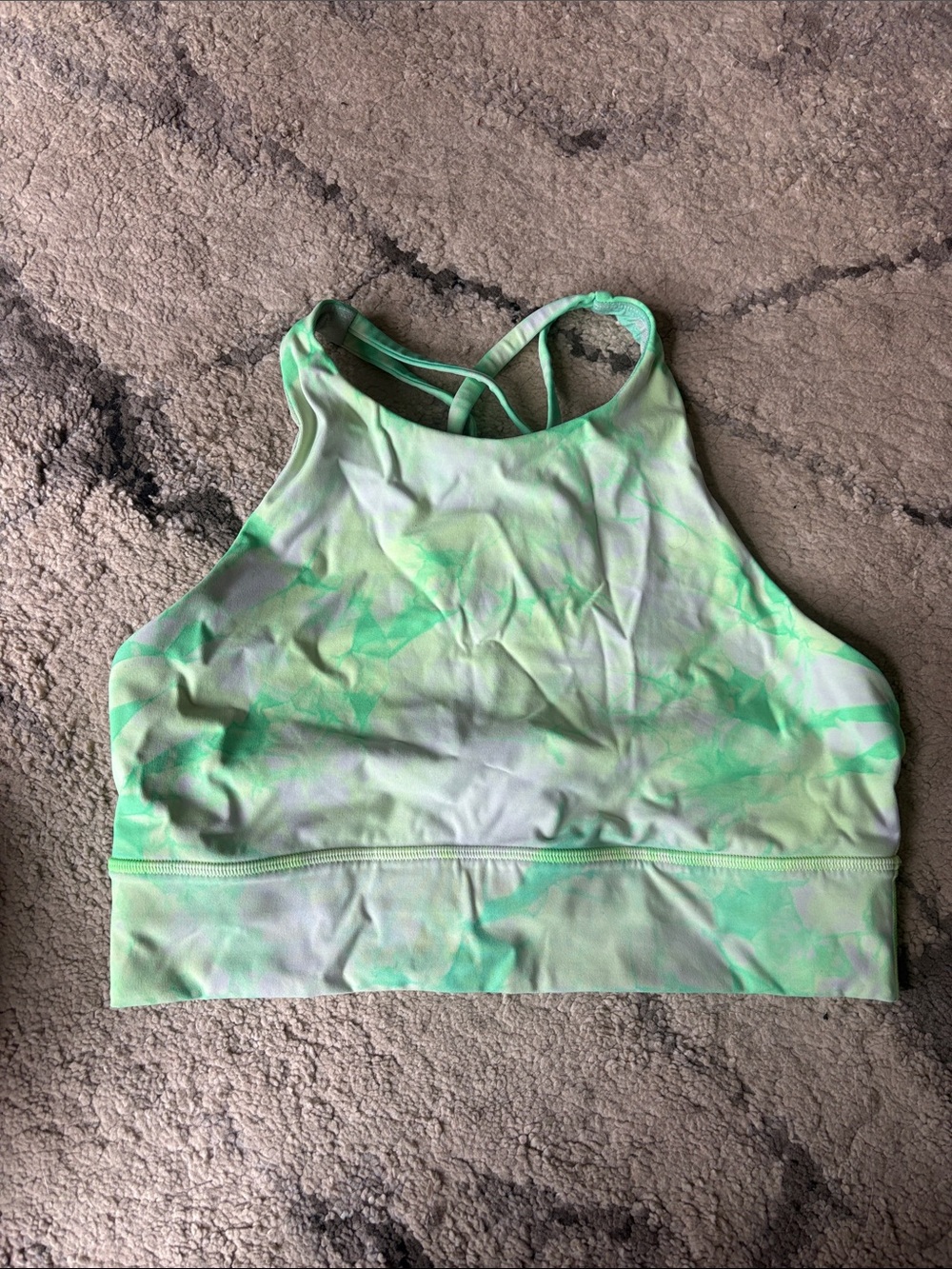lululemon athletica Mint Green High-Neck Swim Bikini Top